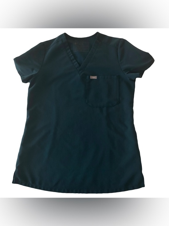 Figs Tops - FIGS‎ Catarina 1 Pocket Scrub Top Teal Green  XXS euc